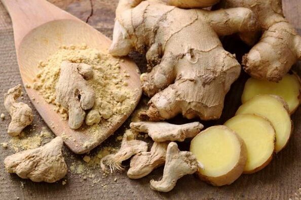 ginger root for cleansing from parasites