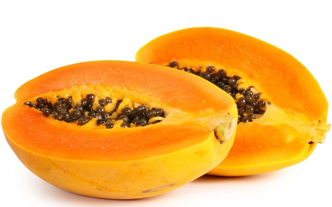 papaya in Vermixin